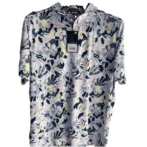 Bad Birdie 2XL Men's Core  In Bloom Golf Polo Mens NWT short Sleeves Performance